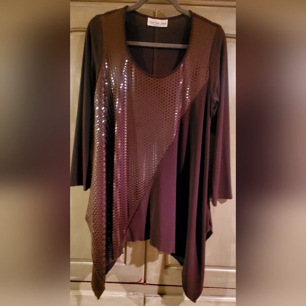 Beautiful festive brown tunic